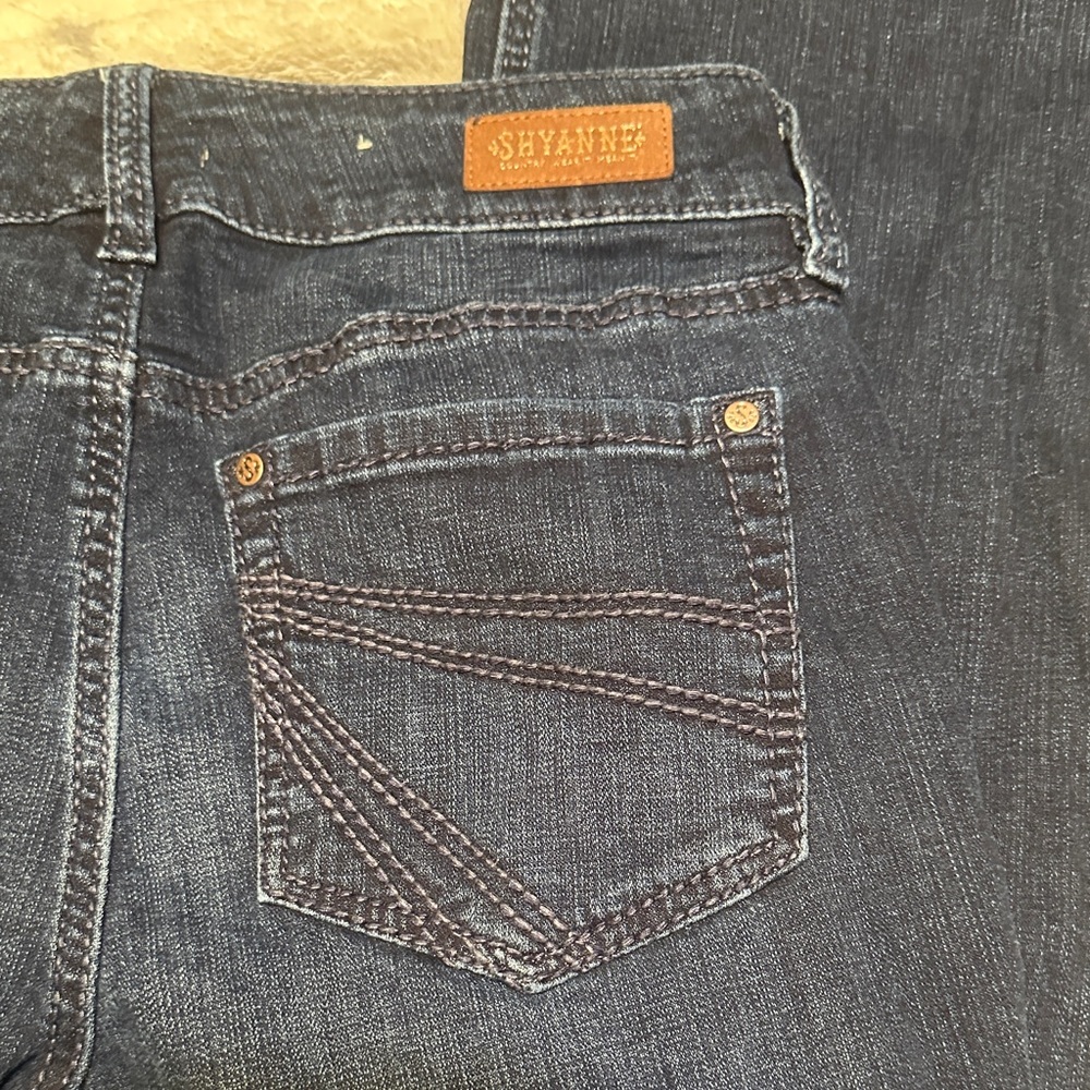 Shyanne Dark Blue Boot Cut Jeans